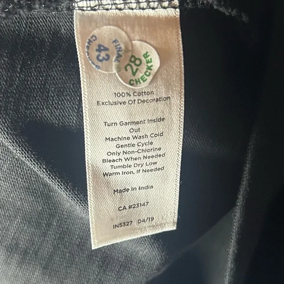 Talbots dress casual cotton short sleeve embroidered neck size large - Picture 7 of 10